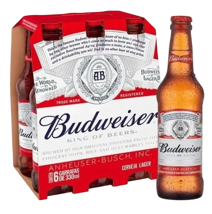 Cerveja Budweiser 6 unidades